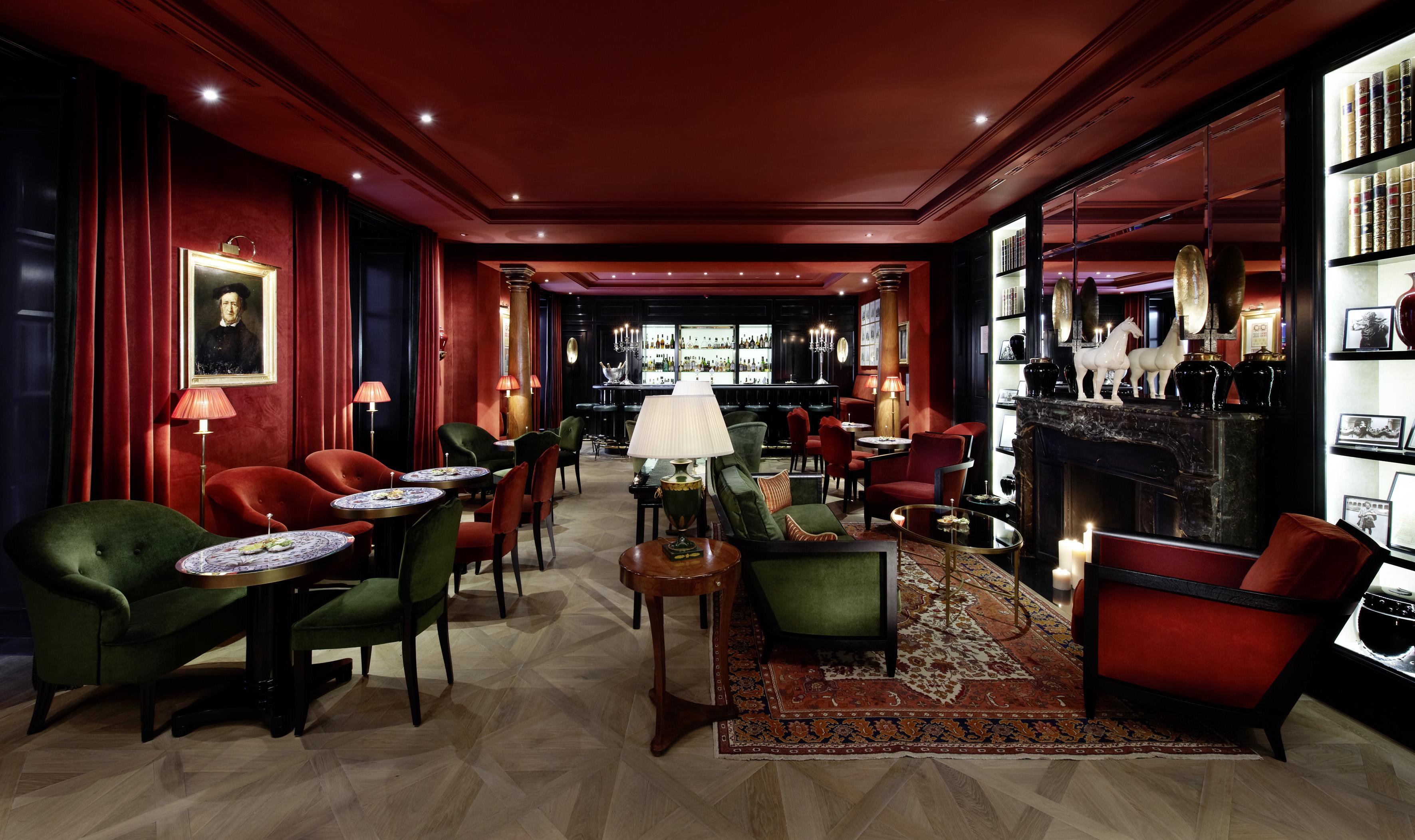 Hotel Sacher Salzburg Étterem fotó The bar at the Mandarin Oriental, Paris