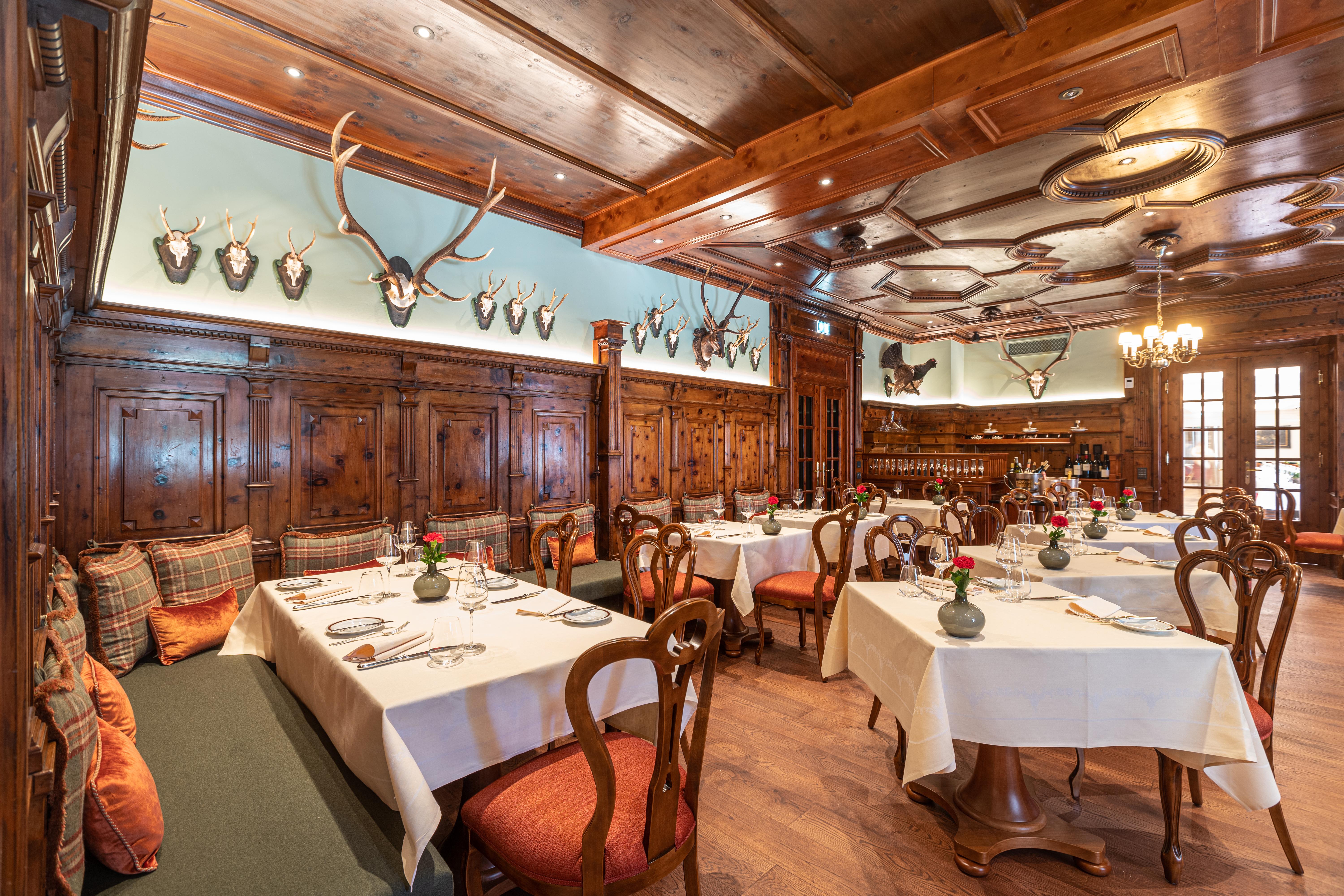 Hotel Sacher Salzburg Kültér fotó Restaurant in the Hotel Axelmannstein