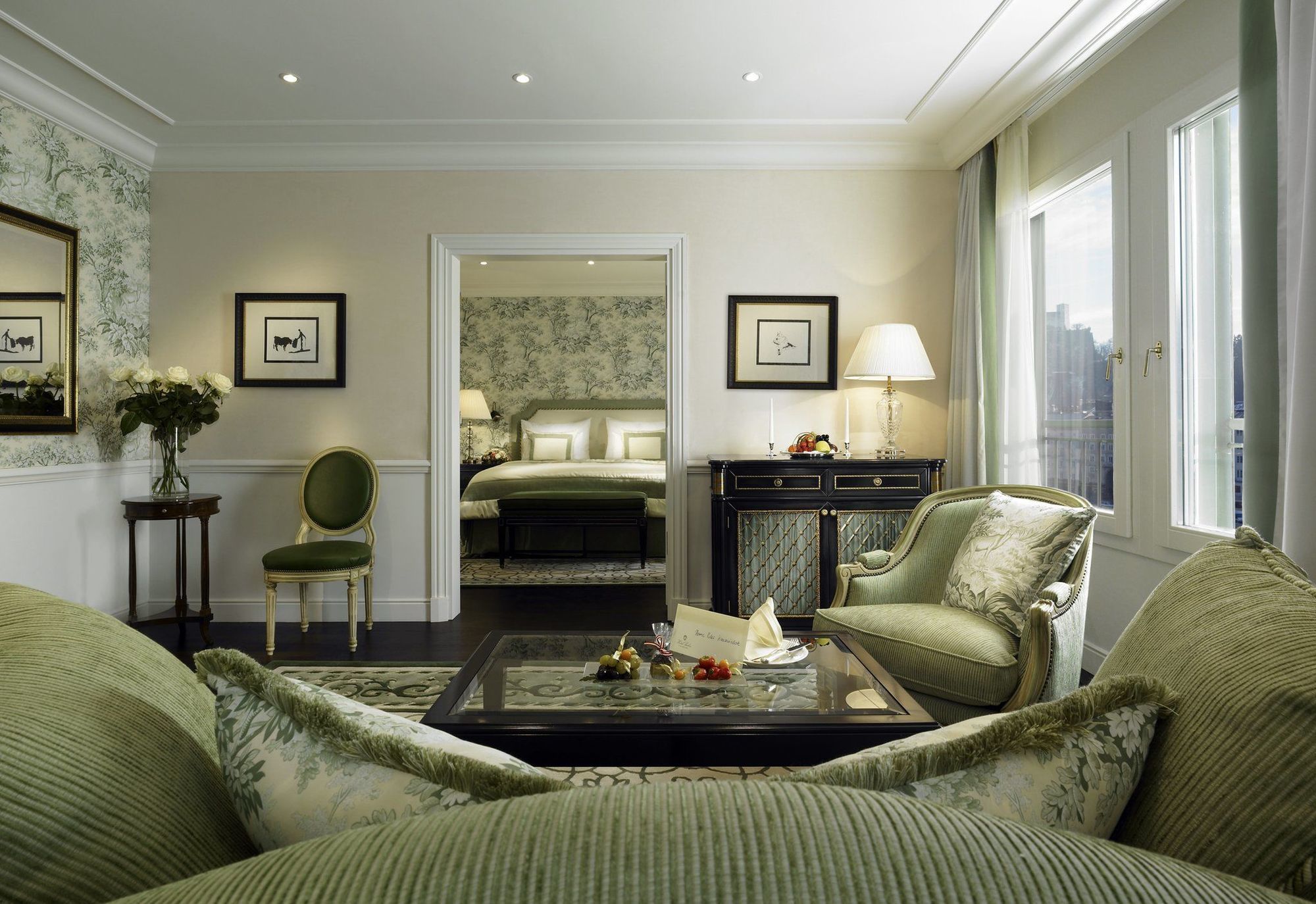 Hotel Sacher Salzburg Szoba fotó A suite at The Peninsula