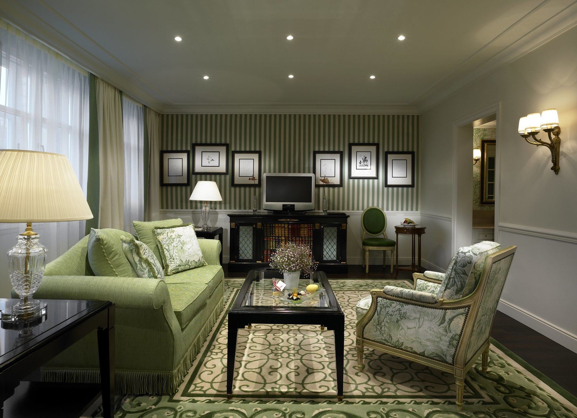 Hotel Sacher Salzburg Beltér fotó Living room