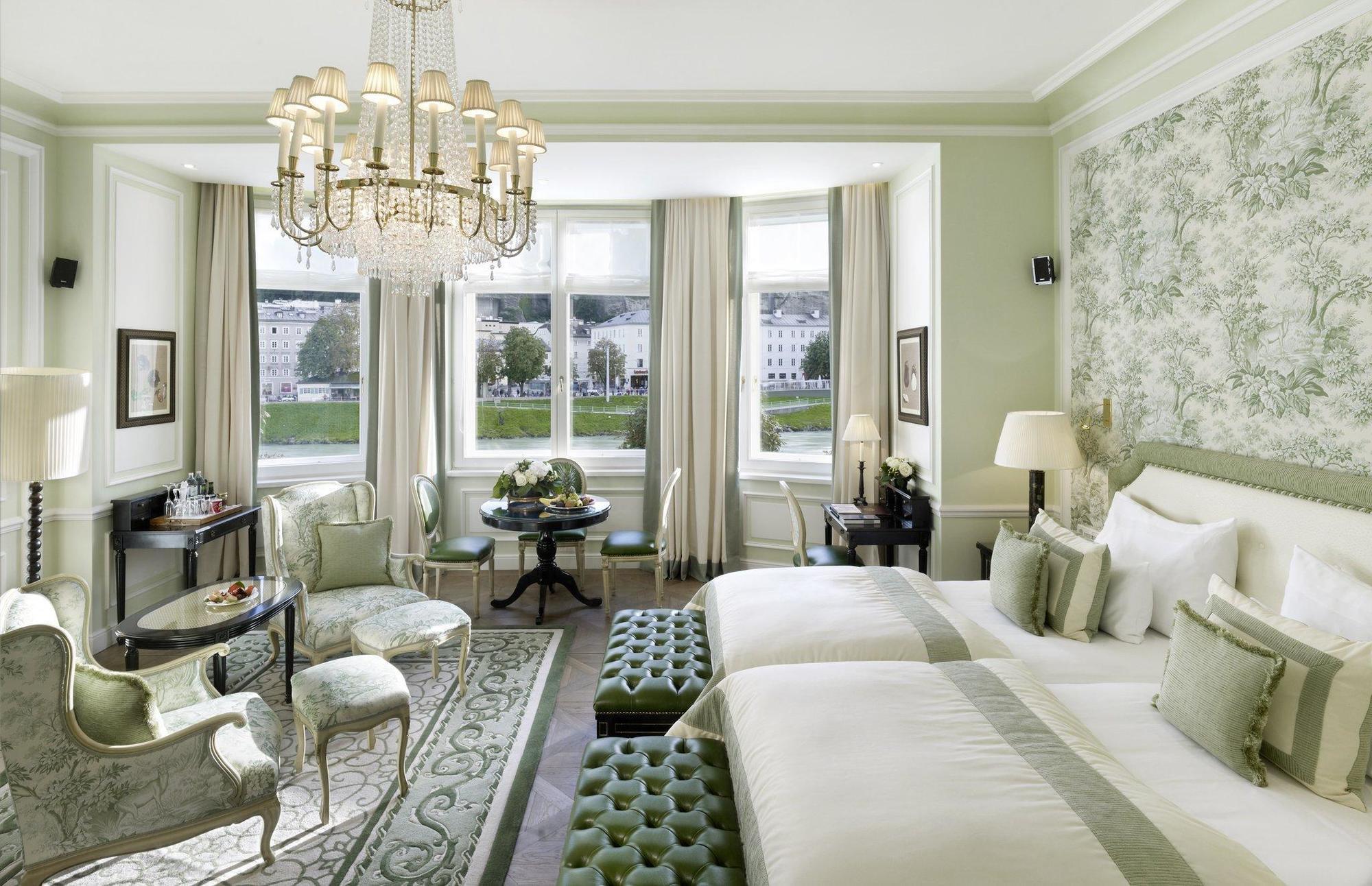 Hotel Sacher Salzburg Szoba fotó A suite at the hotel